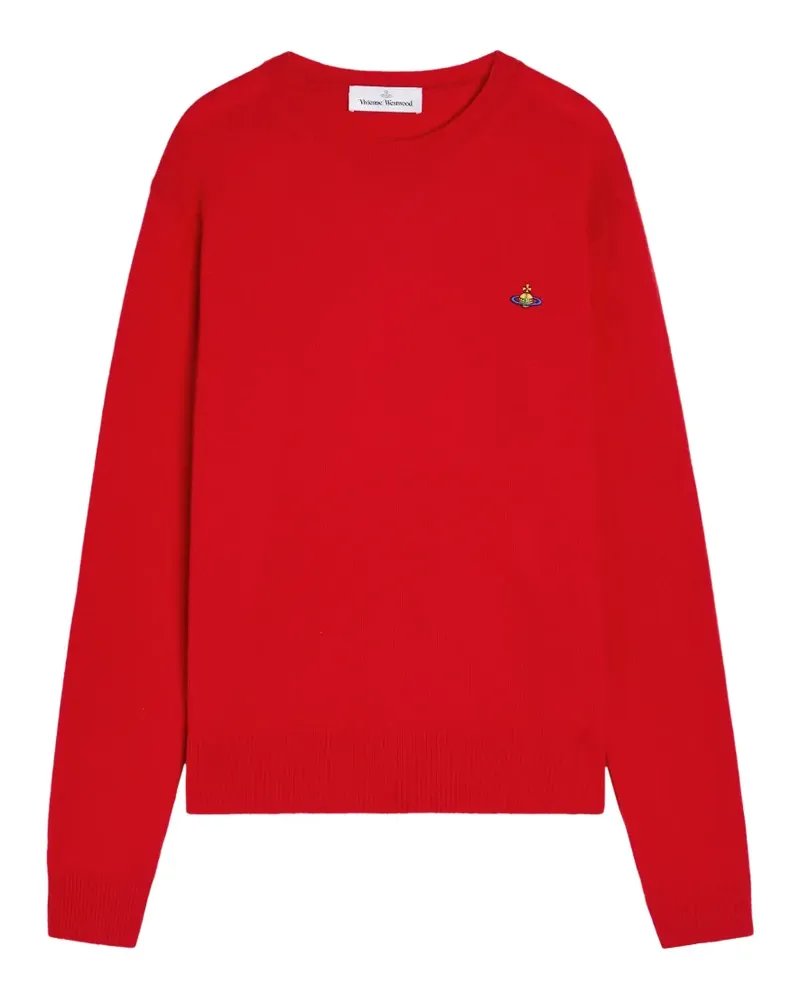Vivienne Westwood logo-embroidered sweater - Rot Rot
