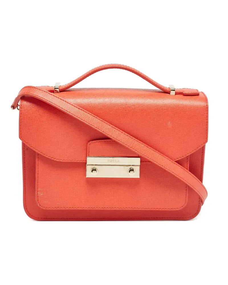 Furla Metropolis Umhängetasche mit Henkel - Orange Orange