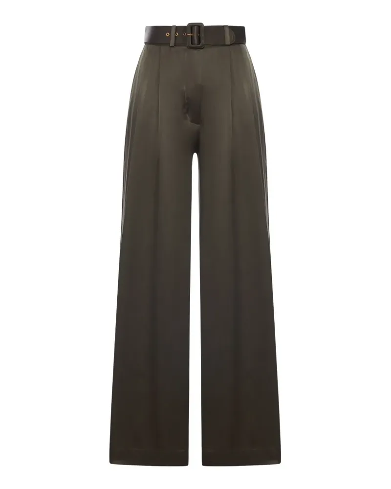 Zimmermann Hose mit Gürtel - Grün Grün