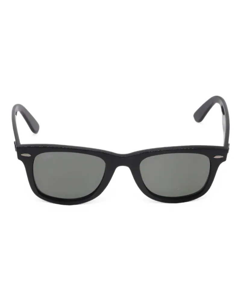 Ray Ban Eckige Sonnenbrille im Wayfarer-Design - Schwarz Schwarz