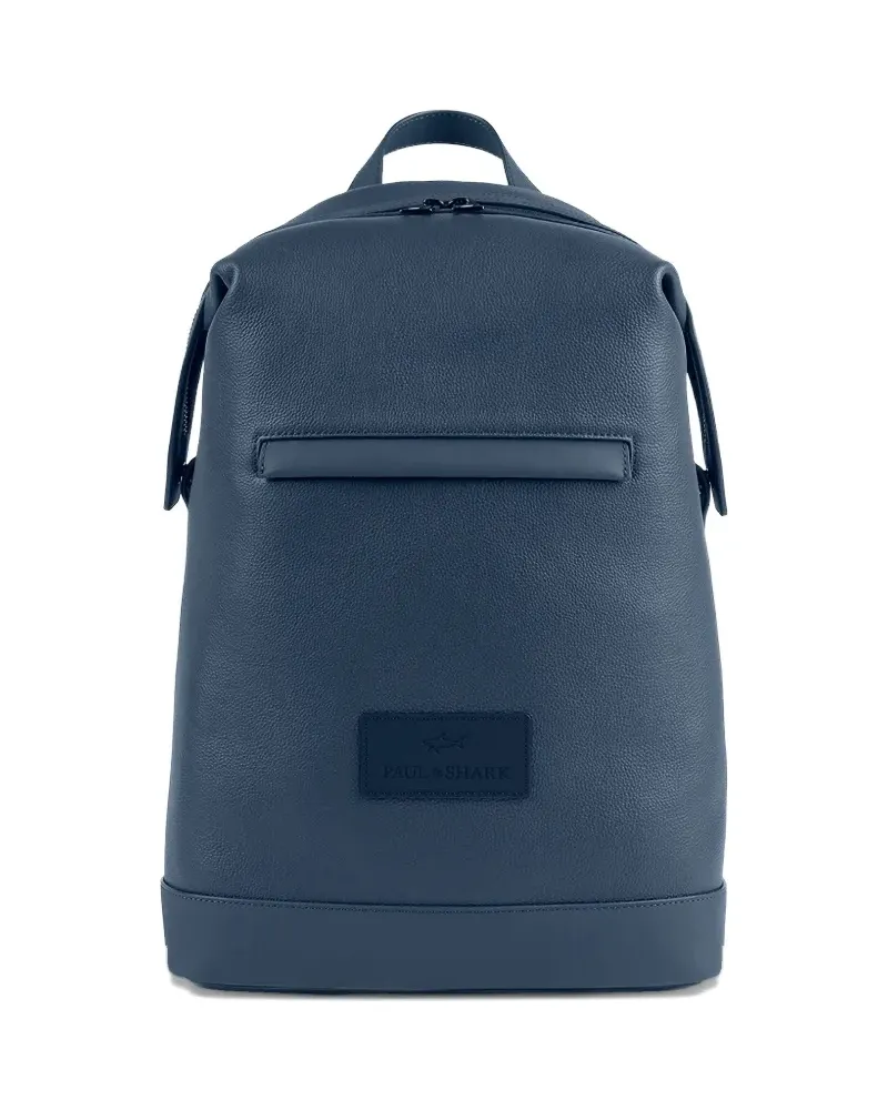 Paul & Shark Rucksack aus Leder - Blau Blau
