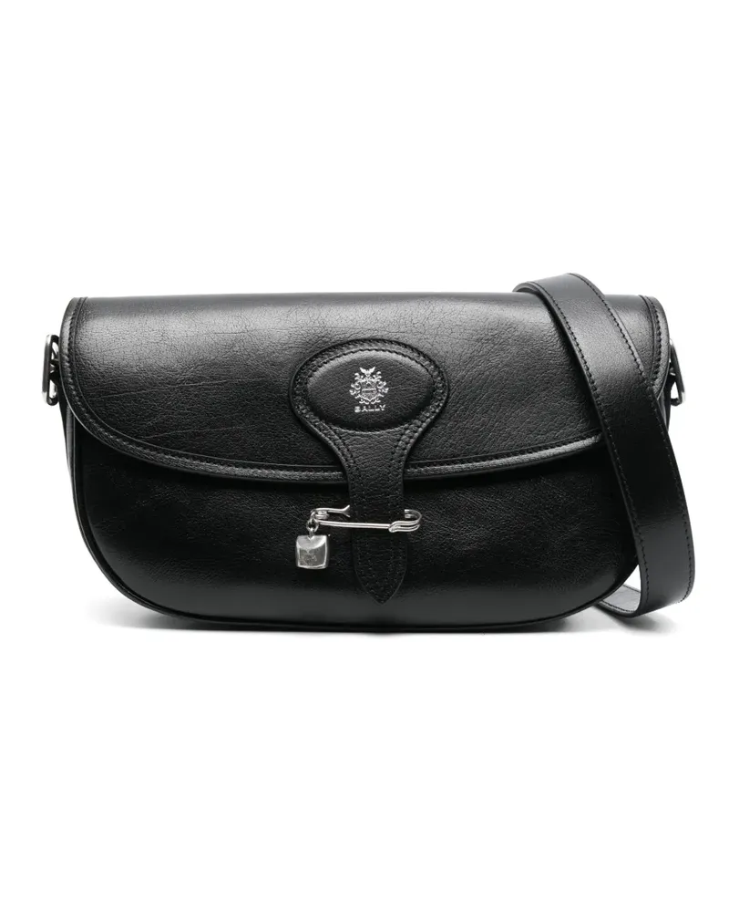 Bally Beckett Schultertasche - Schwarz Schwarz