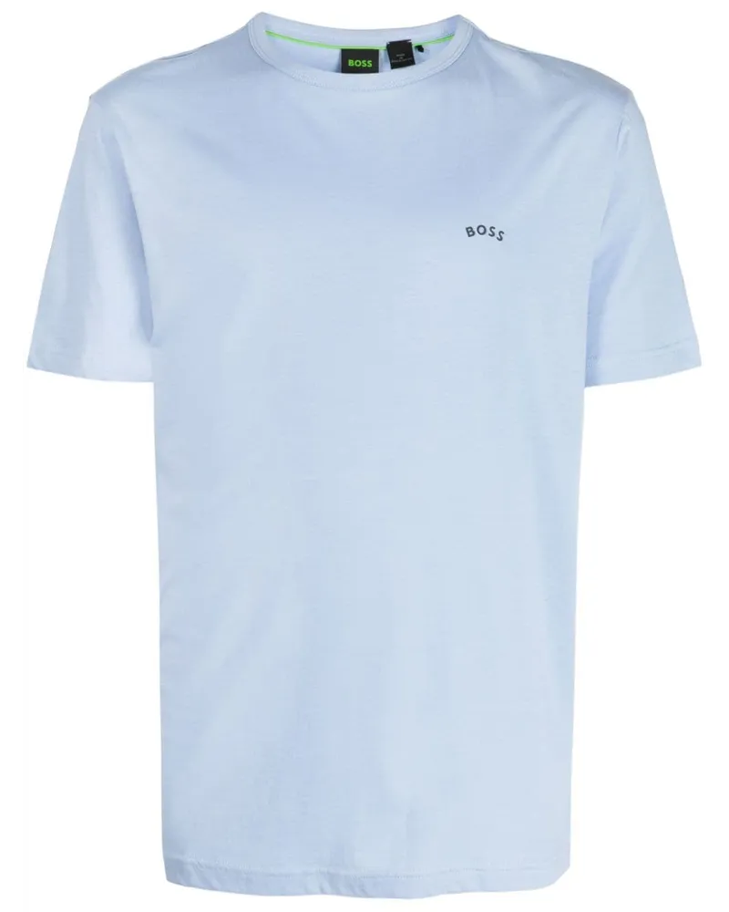 HUGO BOSS T-Shirt mit Logo-Applikation - Blau Blau