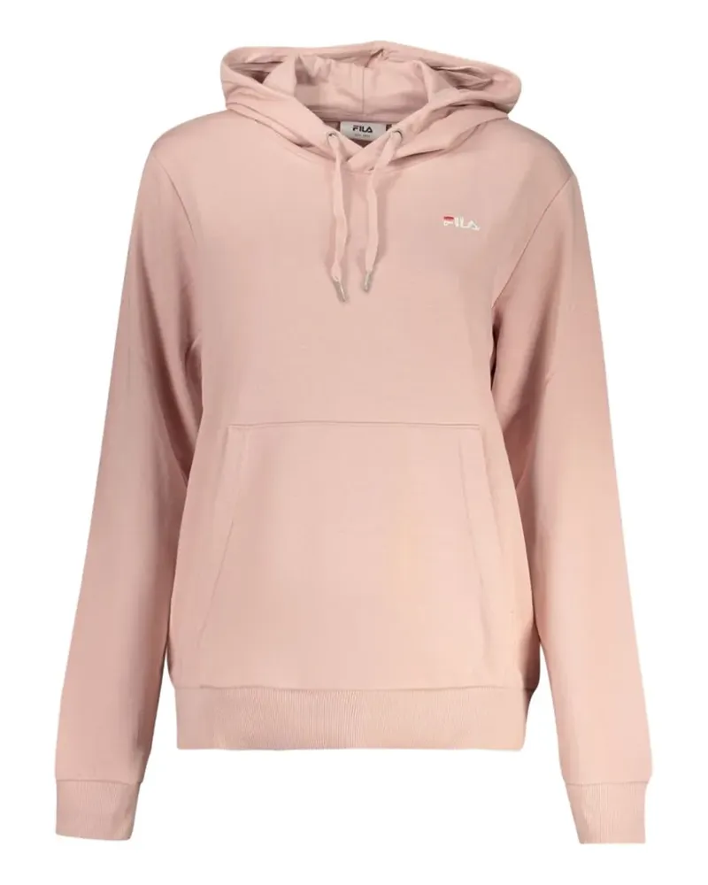 Fila logo-patch drawstring hoodie - Rosa Rosa