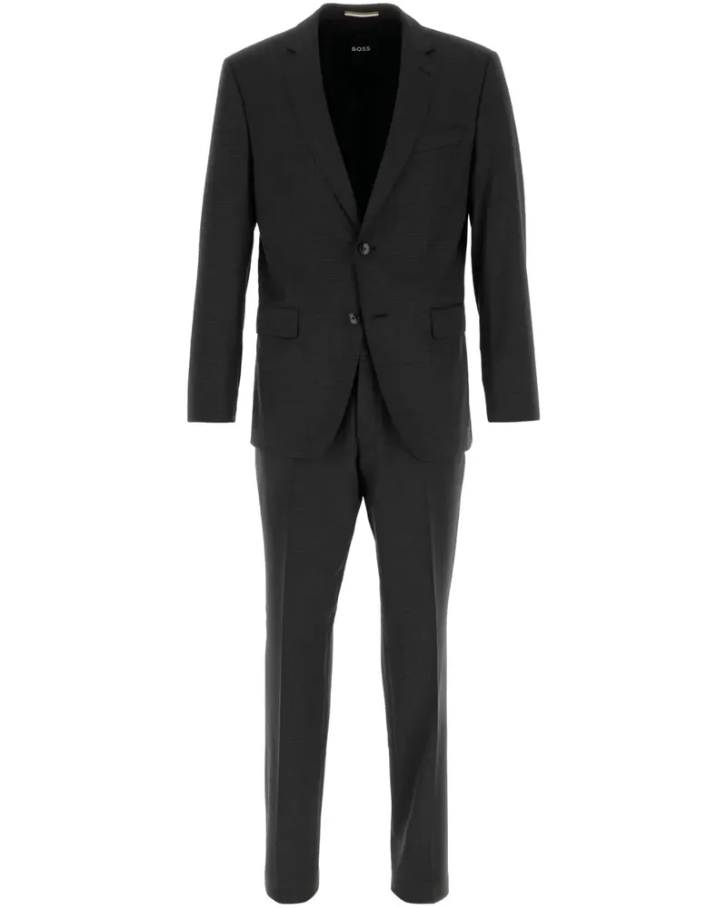 HUGO BOSS Karierter Anzug - Grau Grau