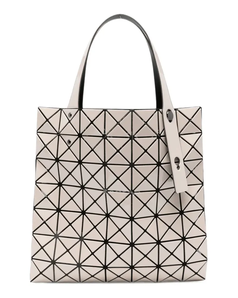 Issey Miyake Prism geometric-panelling tote bag - Nude Nude