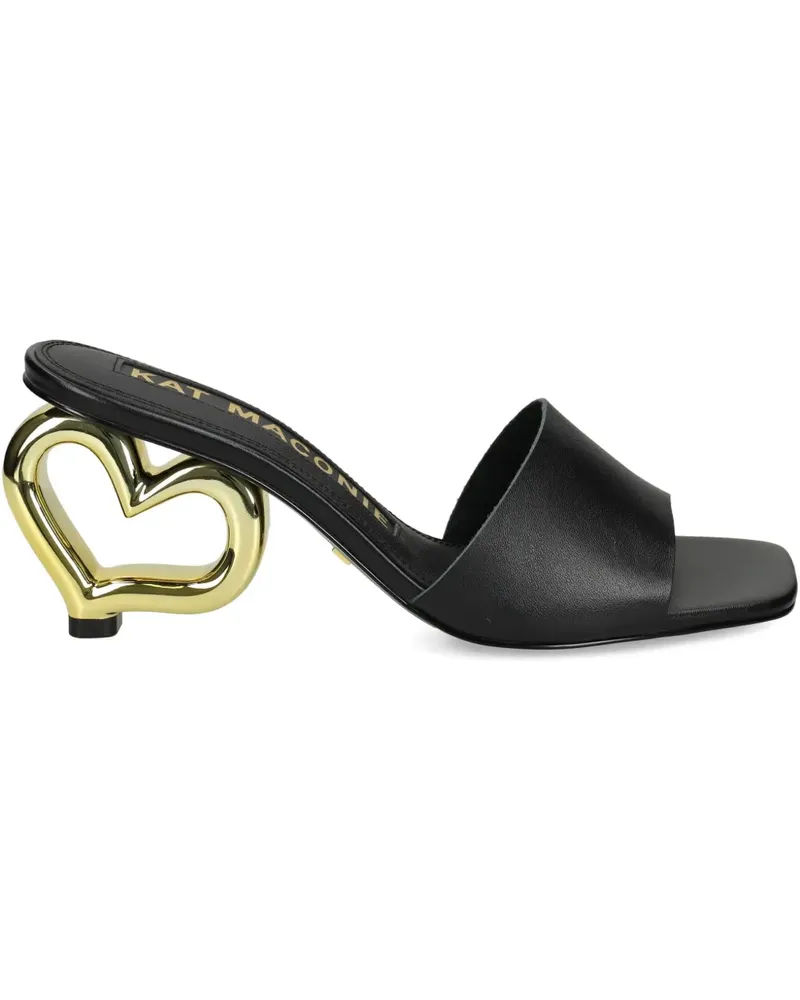 Kat Maconie Chichi Sandalen mit Herzabsatz 75mm - Schwarz Schwarz