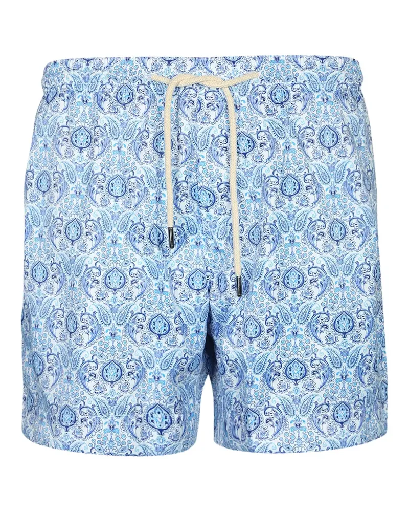 PENINSULA paisley-print drawstring swim shorts - Blau Blau