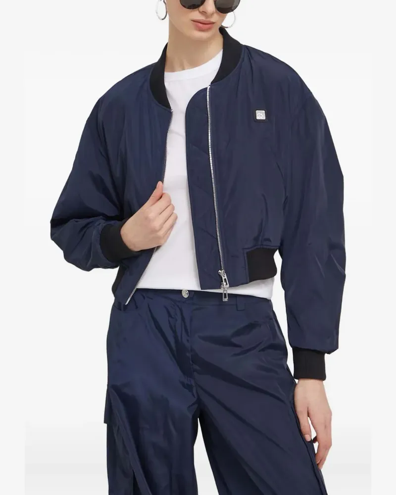 HUGO BOSS Amorali Bomberjacke mit Reißverschluss - Blau Blau