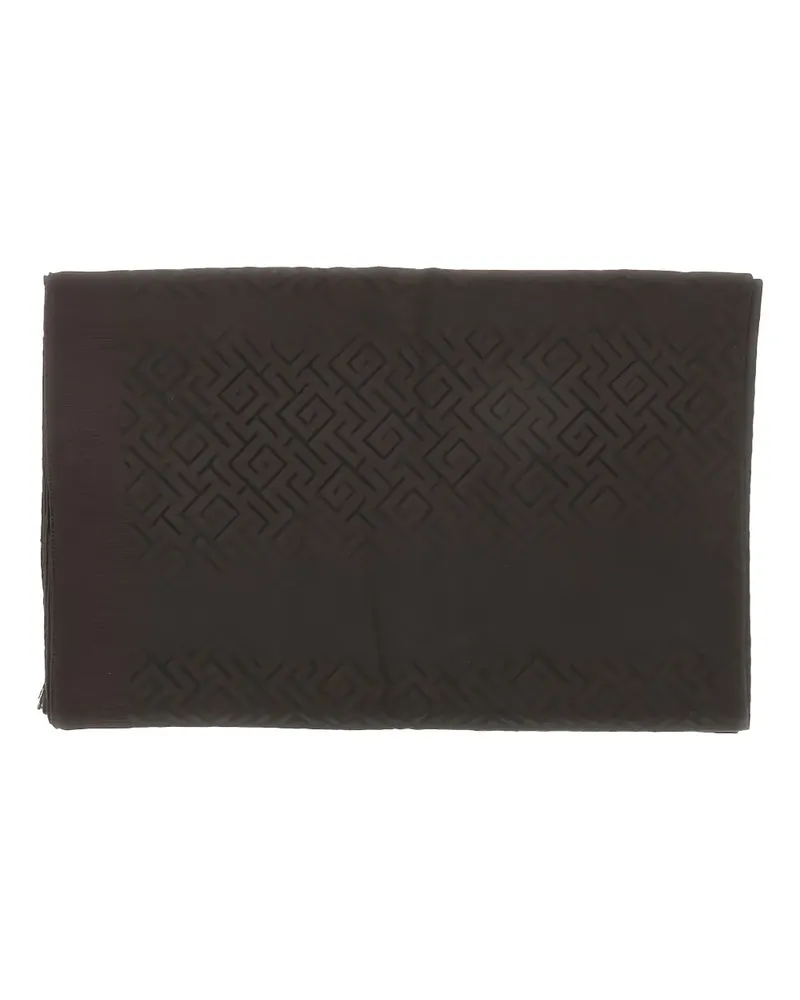 Emporio Armani Schal mit geometrischem Muster - Braun Braun