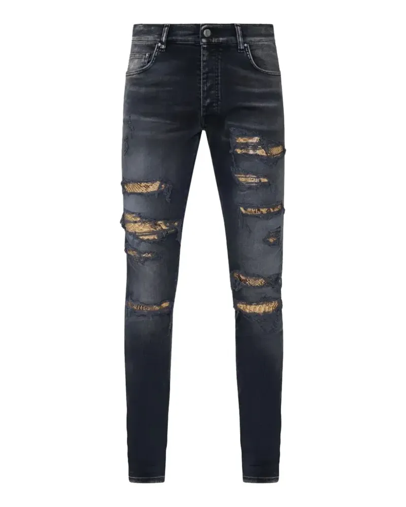 Amiri Snake Thrasher Jeans - Schwarz Schwarz