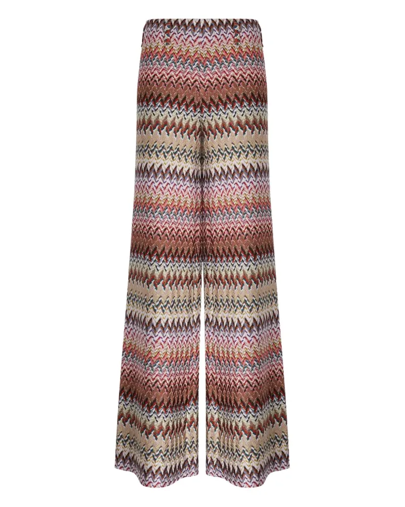 Missoni Hose mit Chevron-Muster - Rot Rot