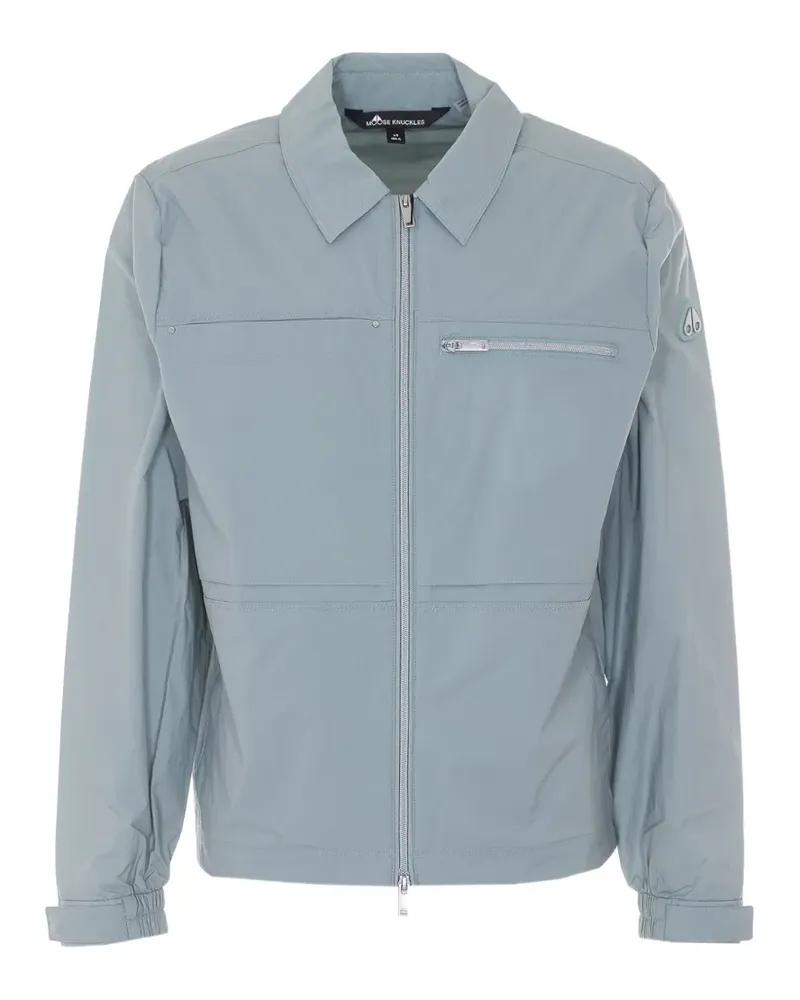 Moose Knuckles long-sleeve shirt jacket - Blau Blau