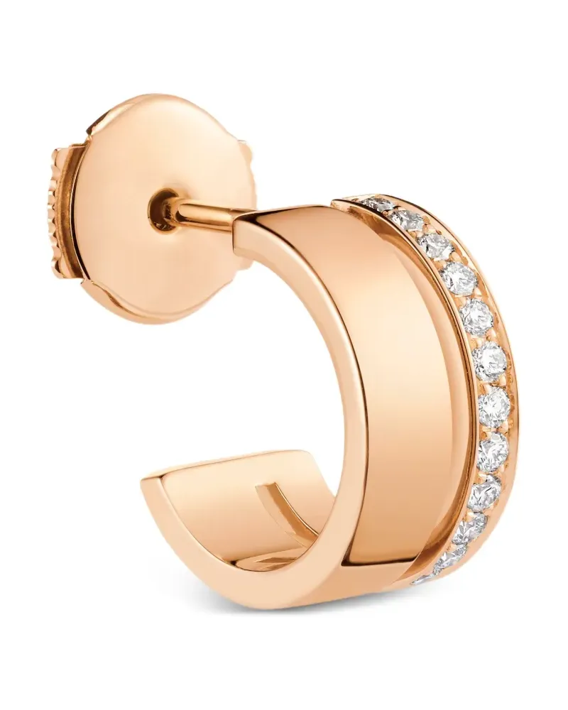 Repossi Berbere Creolen mit Diamanten - Rosa Rosa