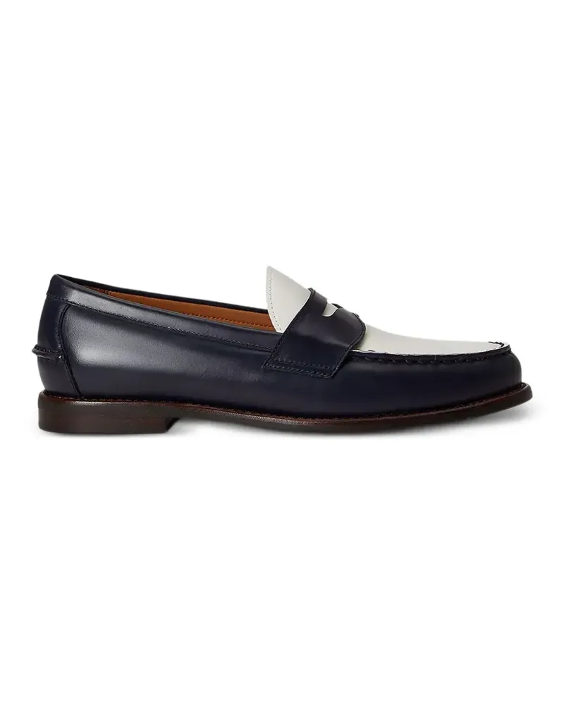 Ralph Lauren Alston two-tone penny loafers - Blau Blau