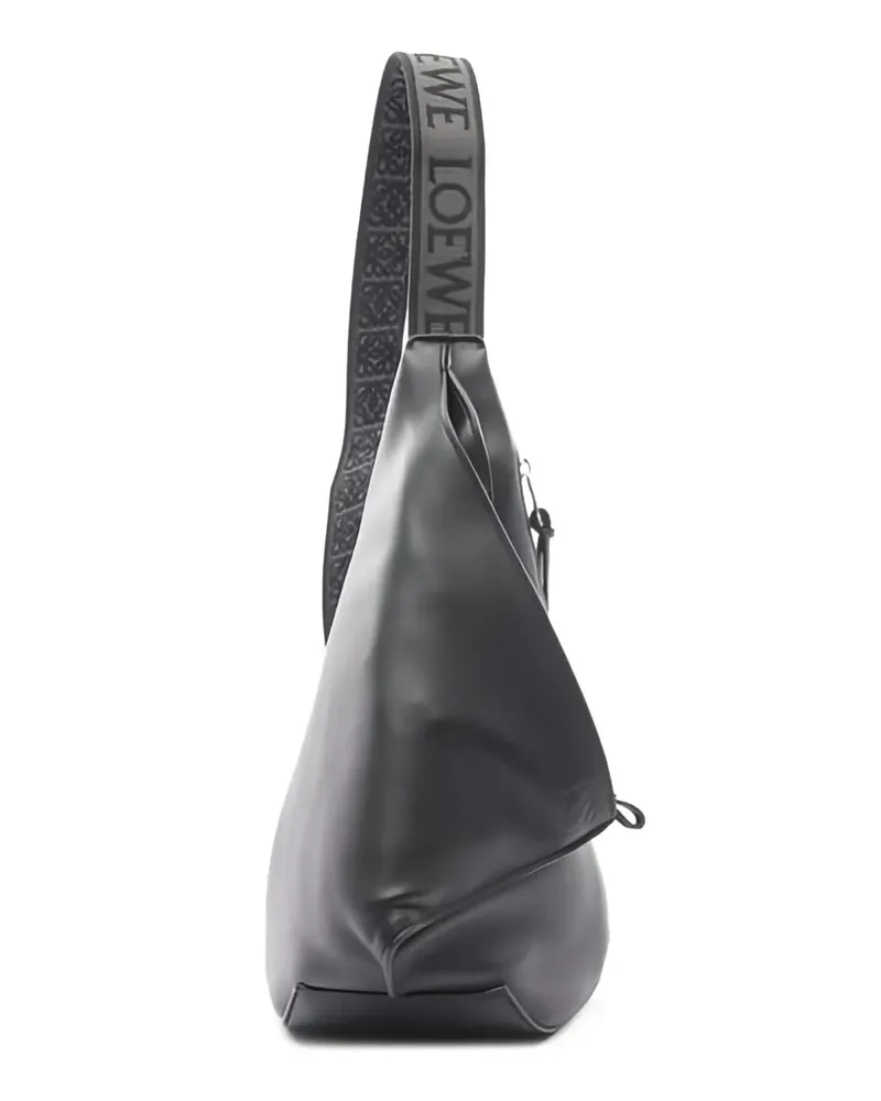 Loewe Rucksack mit Logo-Riemen - Schwarz Schwarz