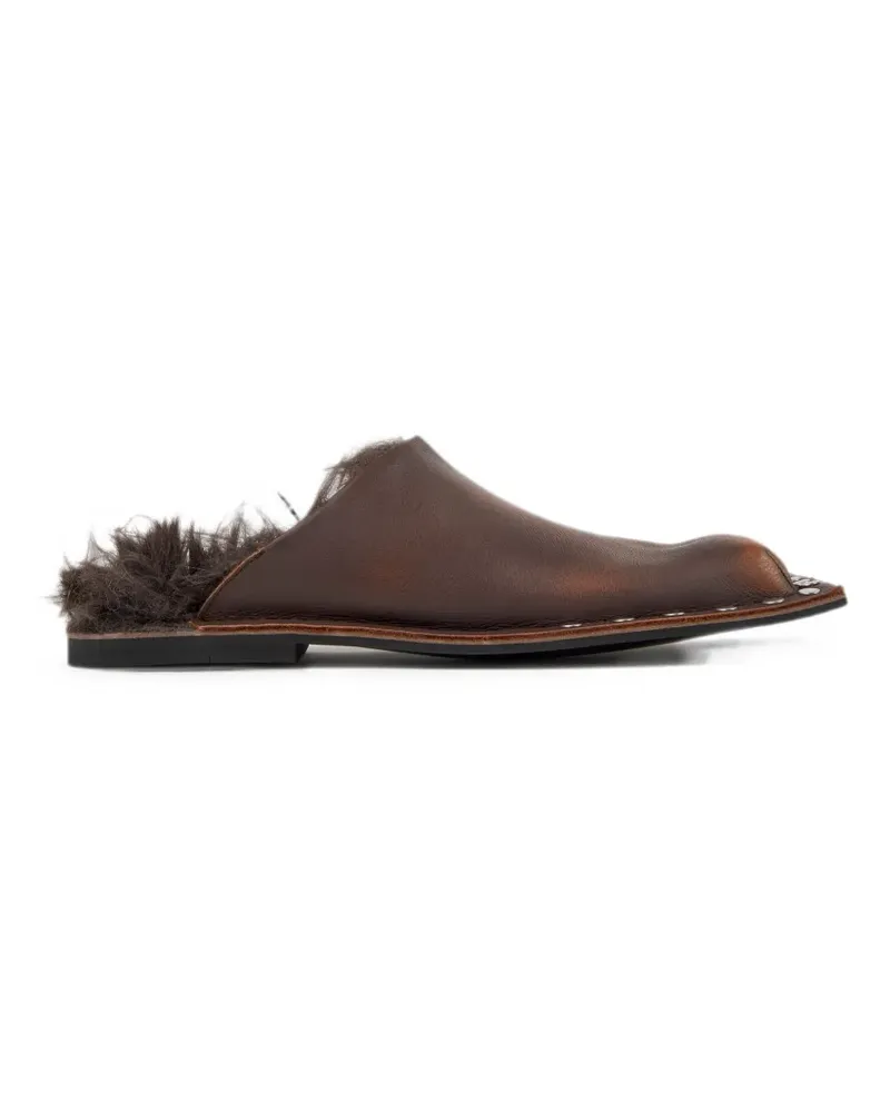 Camper Menosmal Mules mit Nieten - Braun Braun