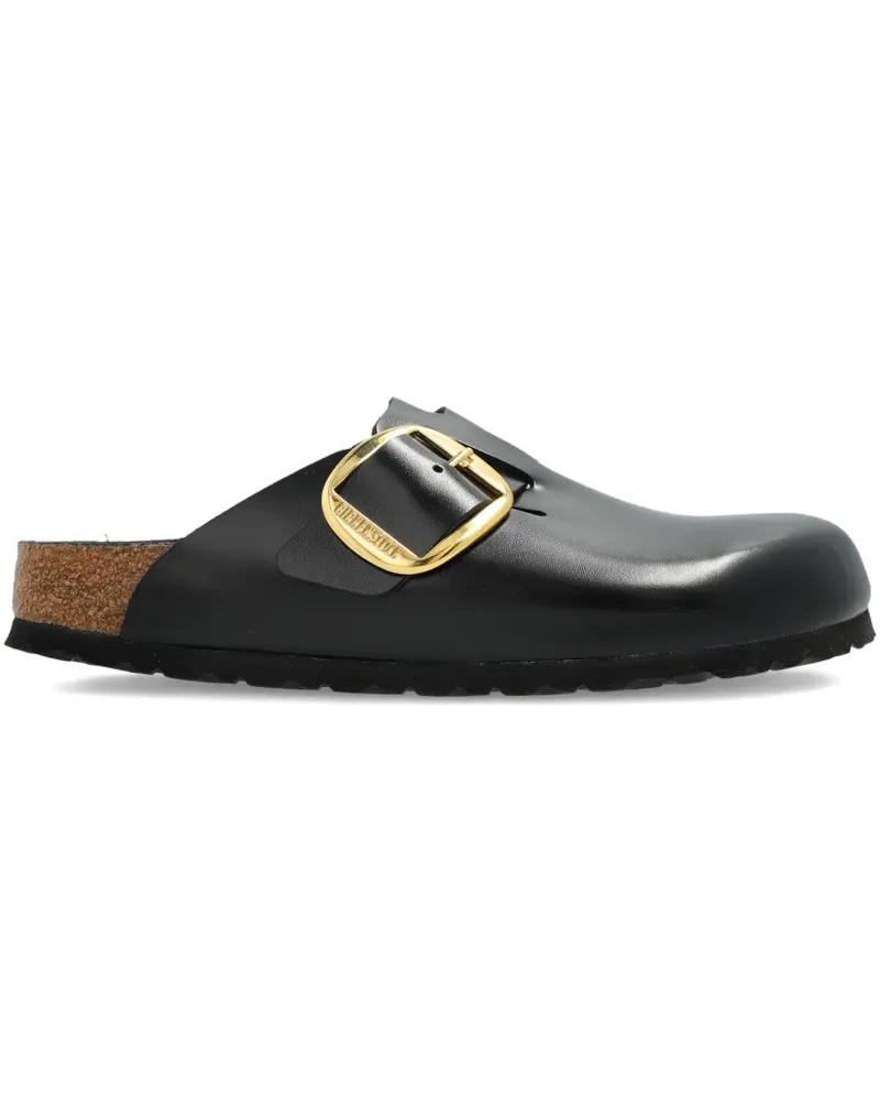 Birkenstock Boston Pantoletten - Schwarz Schwarz