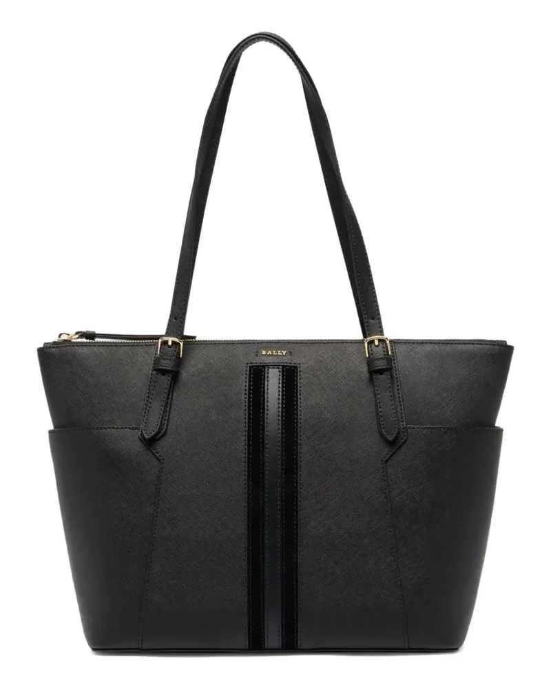Bally Shopper mit Logo - Schwarz Schwarz