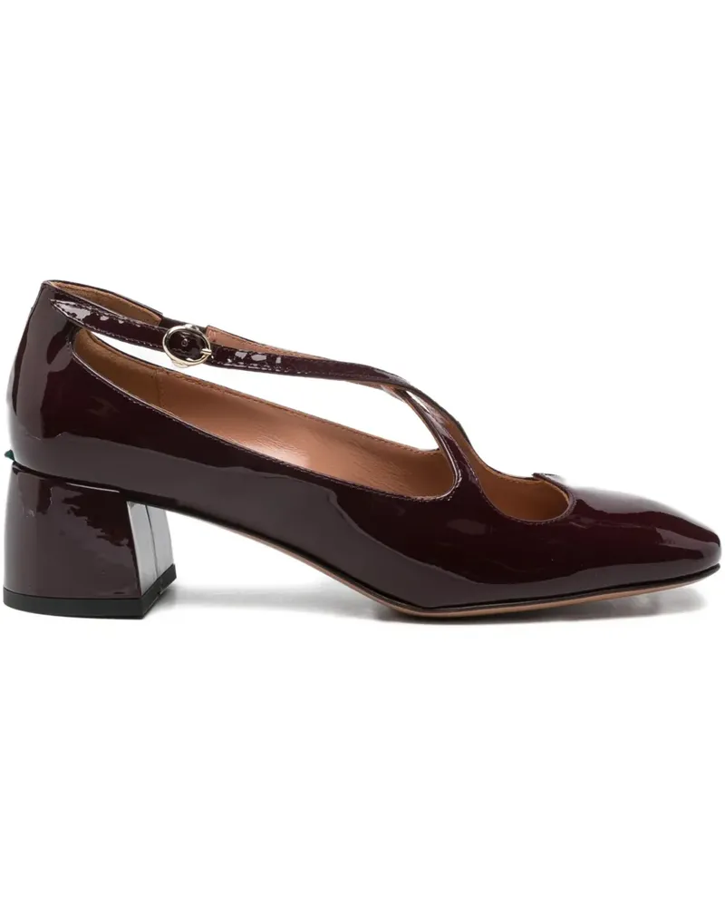 A.BOCCA Pumps mit eckiger Kappe 45mm - Rot Rot