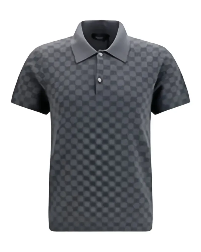 Gucci GG jacquard-knit polo shirt - Grau Grau