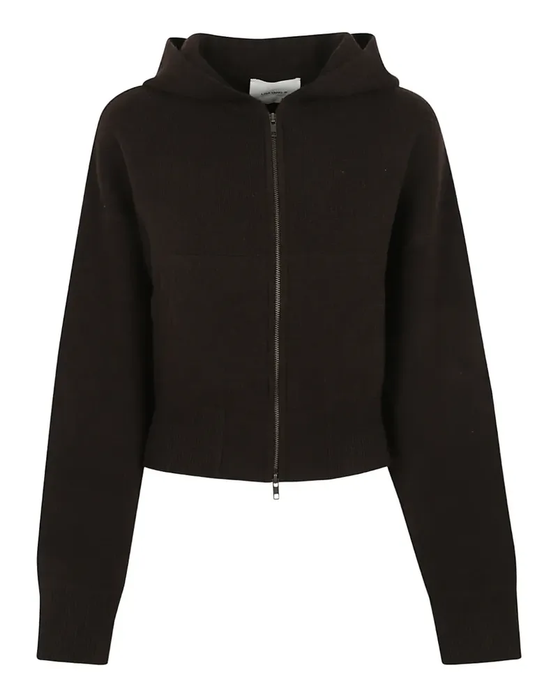 Lisa Yang Cardigan mit Kapuze - Braun Braun