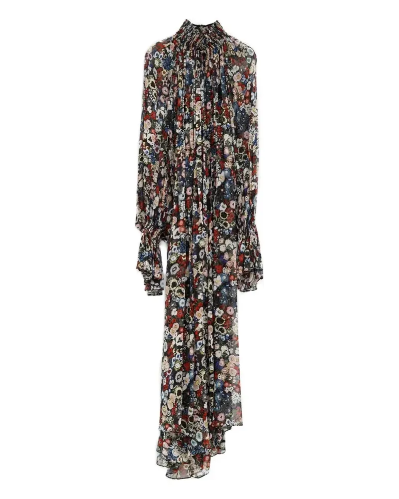 KHAITE Edgar floral maxi dress - Schwarz Schwarz