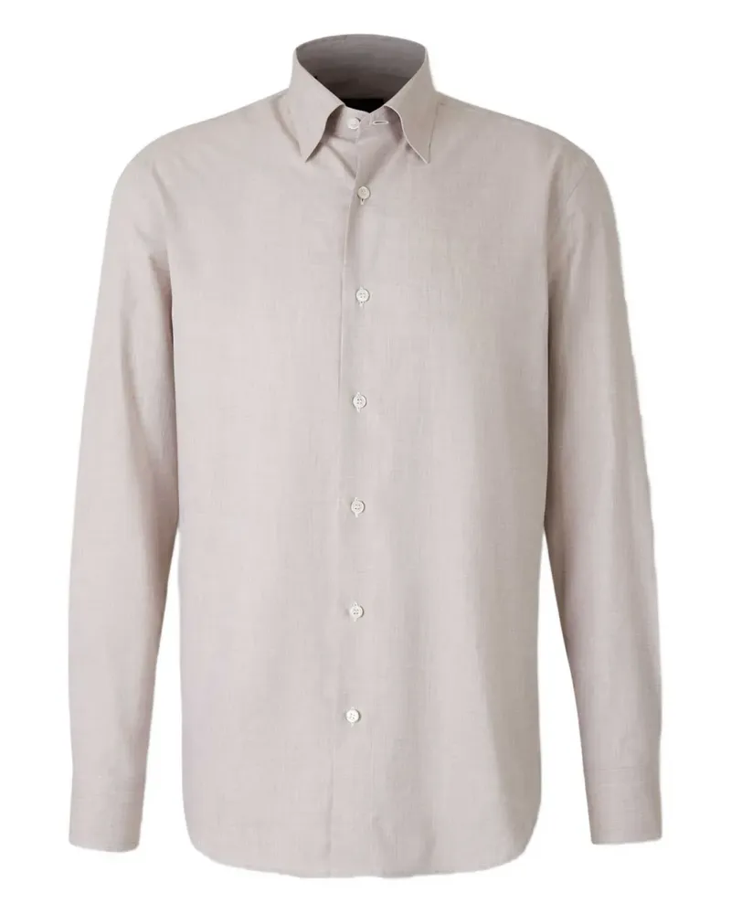 Brioni Klassisches Hemd - Nude Nude