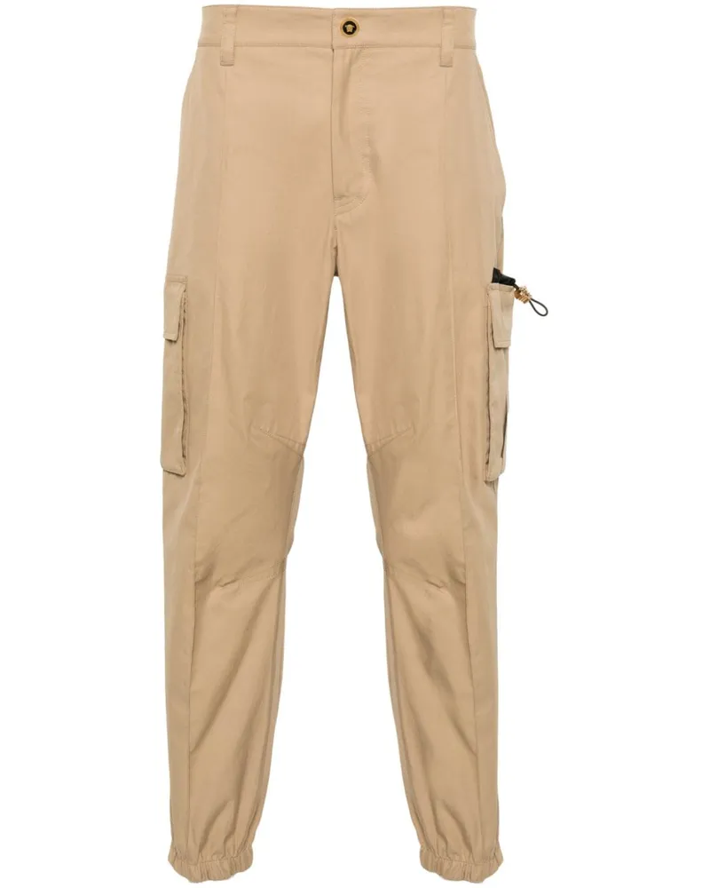 Versace Cargohose mit Medusa-Kopf - Nude Nude