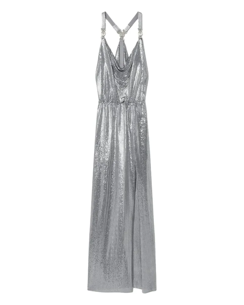 Versace Medusa '95 Maxikleid aus Kettengeflecht - Silber Silber