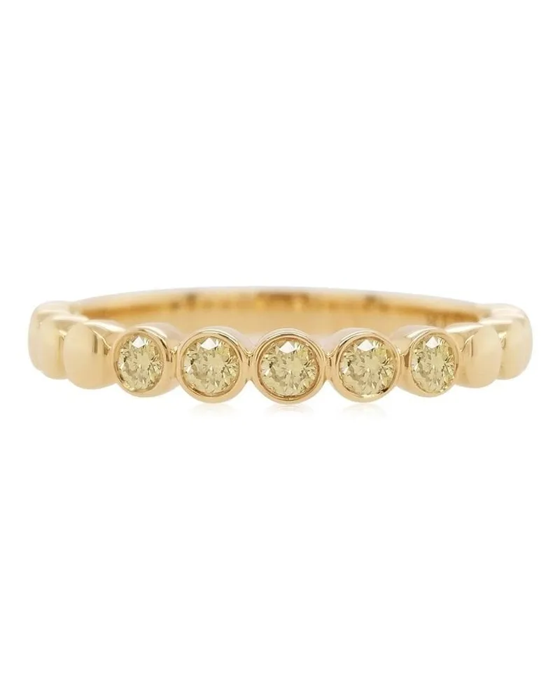 HYT Jewelry 18kt Gelbgoldring mit Diamanten Gelb