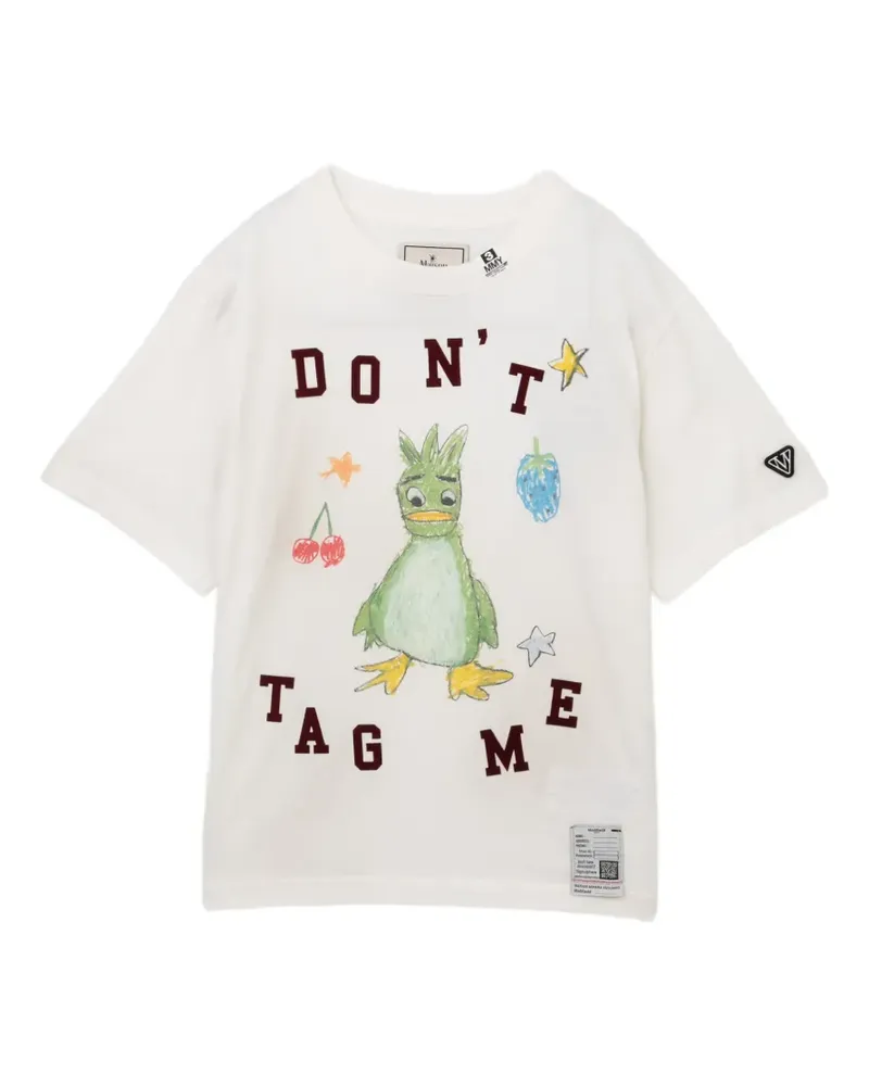 MIHARAYASUHIRO T-Shirt mit grafischem Print - Weiß Weiß