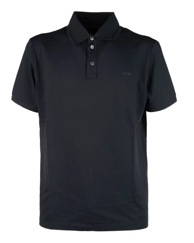 AlphaTauri logo-print polo shirt - Blau Blau