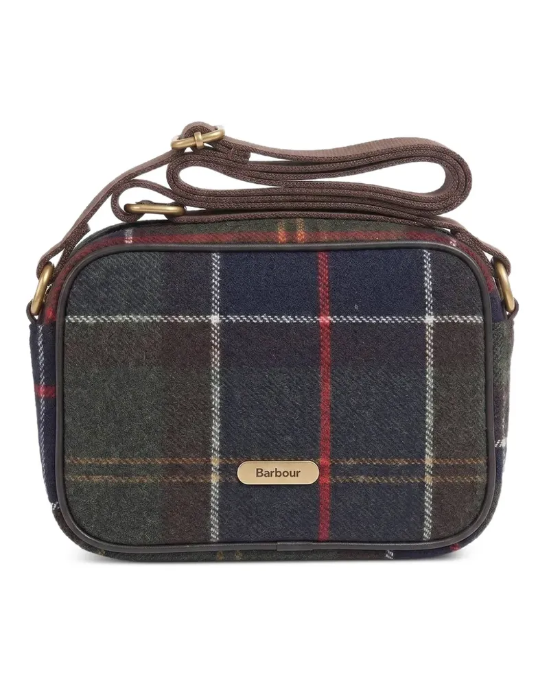 Barbour Classic Tartan Schultertasche - Blau Blau