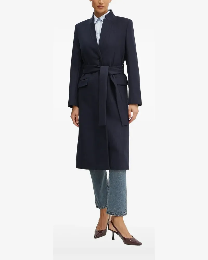 Karl Lagerfeld Mantel mit Nadelstreifen - Blau Blau