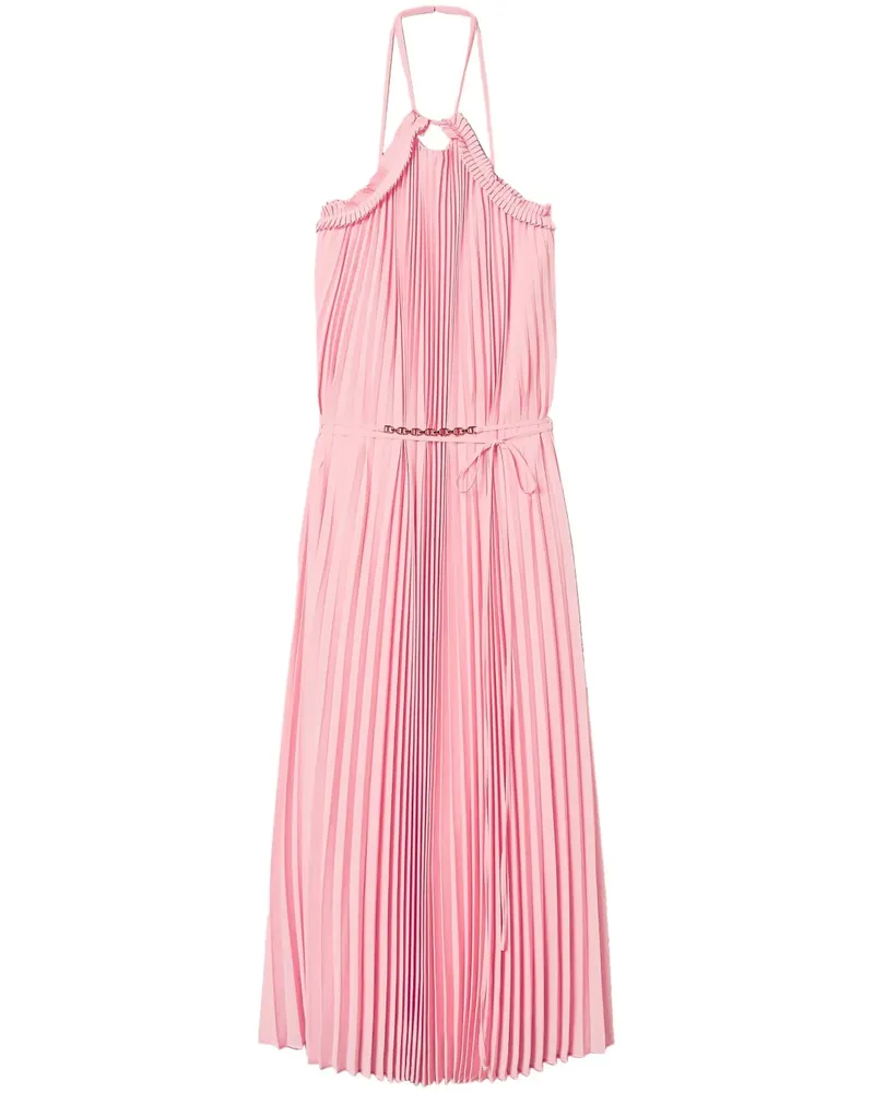 Twin-Set Maxikleid mit Falten - Rosa Rosa