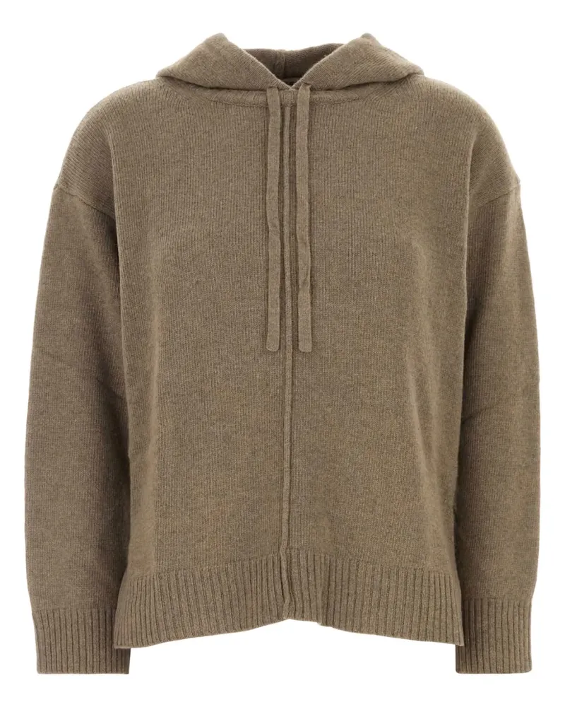 Max Mara Gestrickter Jerez Hoodie - Braun Braun