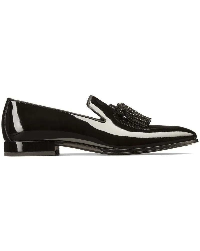 Jimmy Choo Loafer mit Quasten Schwarz