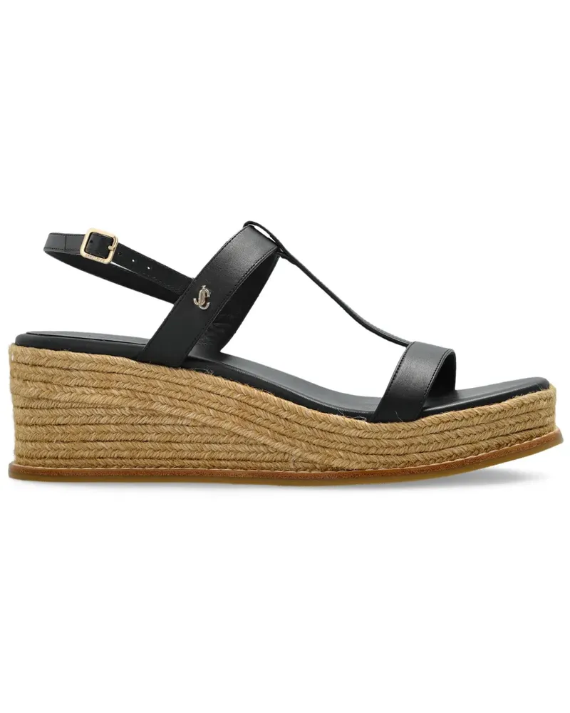 Jimmy Choo Theia Espadrilles 60mm - Schwarz Schwarz