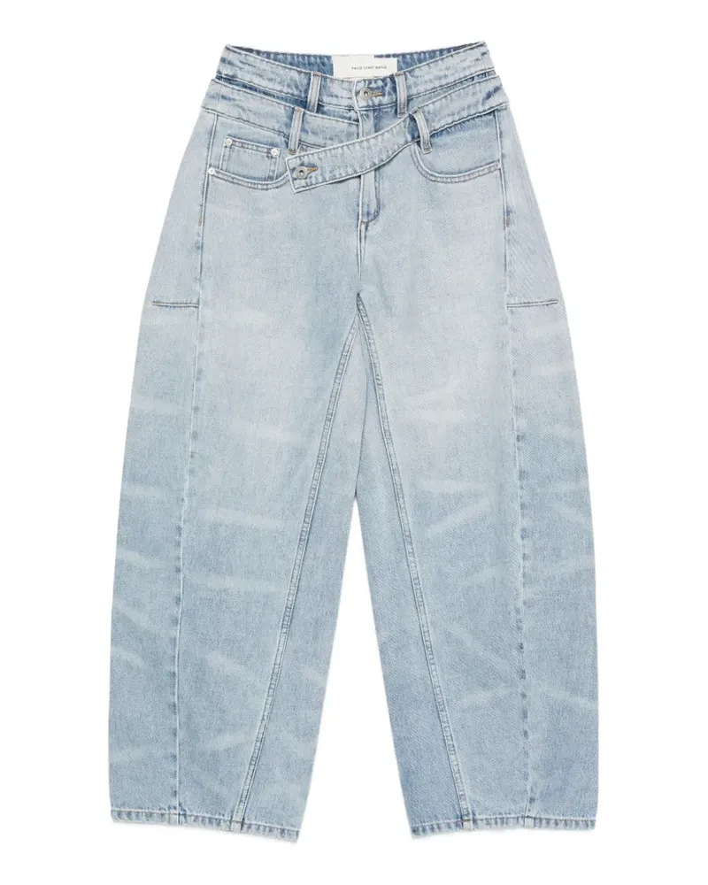 Feng Chen Wang Jeans mit Gürtelschlaufe - Blau Blau