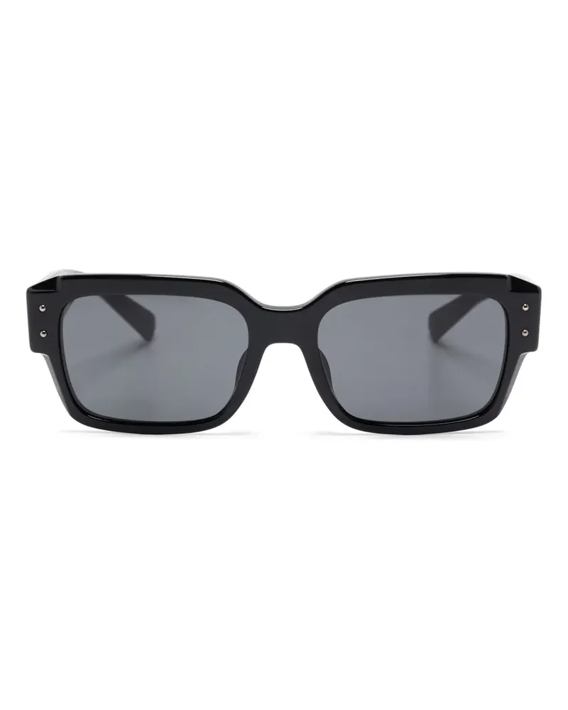 Dolce & Gabbana Sonnenbrille mit eckigem Gestell - Schwarz Schwarz