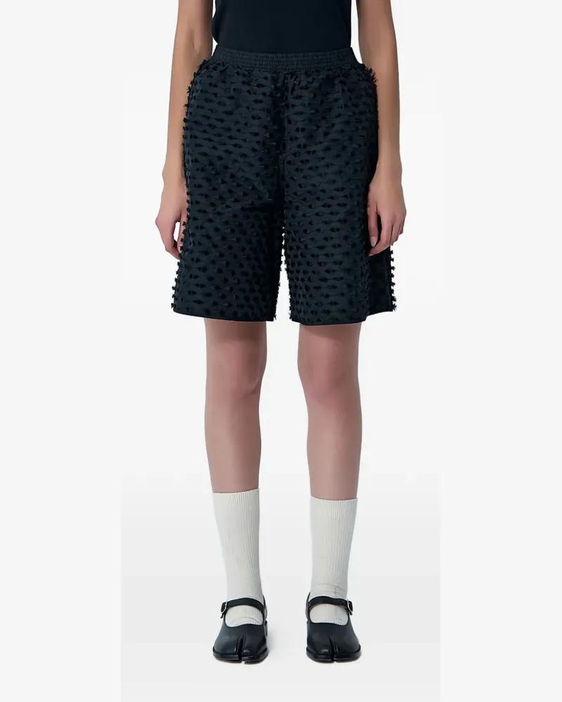 Cecilie Bahnsen Bruno elasticated-waistband shorts - Schwarz Schwarz