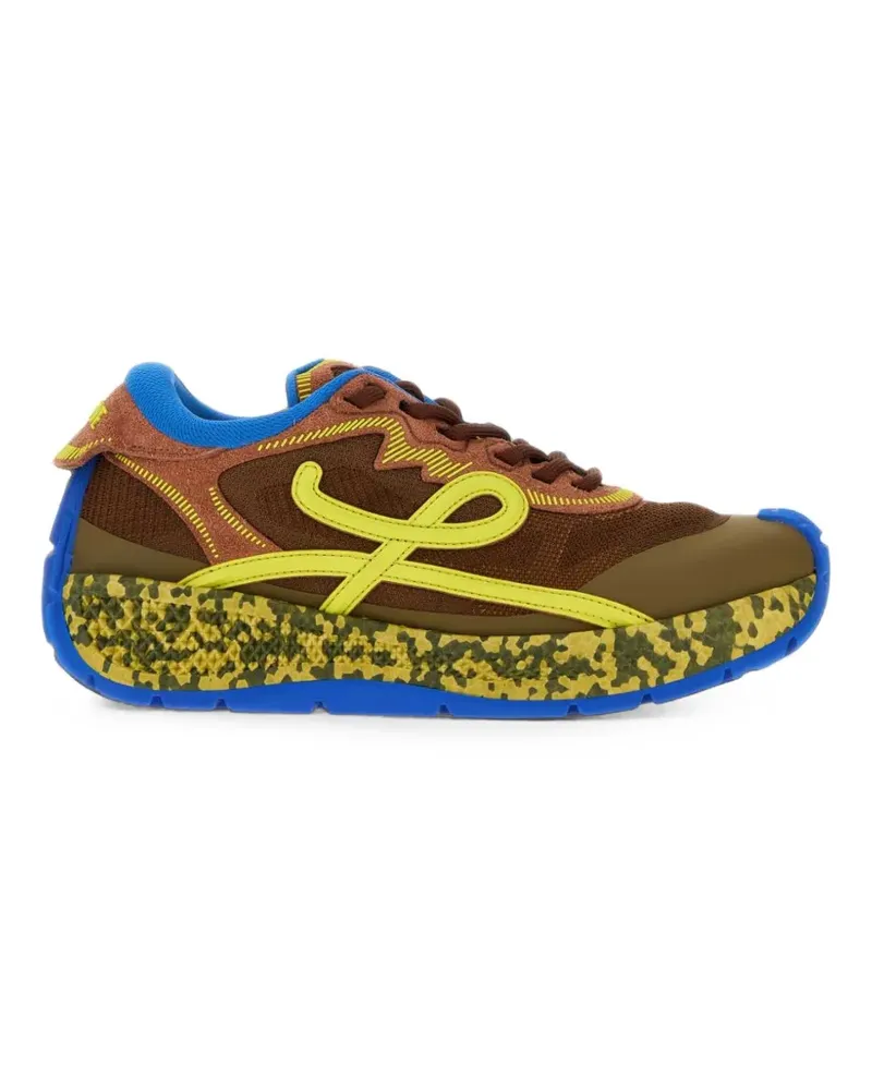 Loewe Pogo logo-appliqué sneakers - Braun Braun
