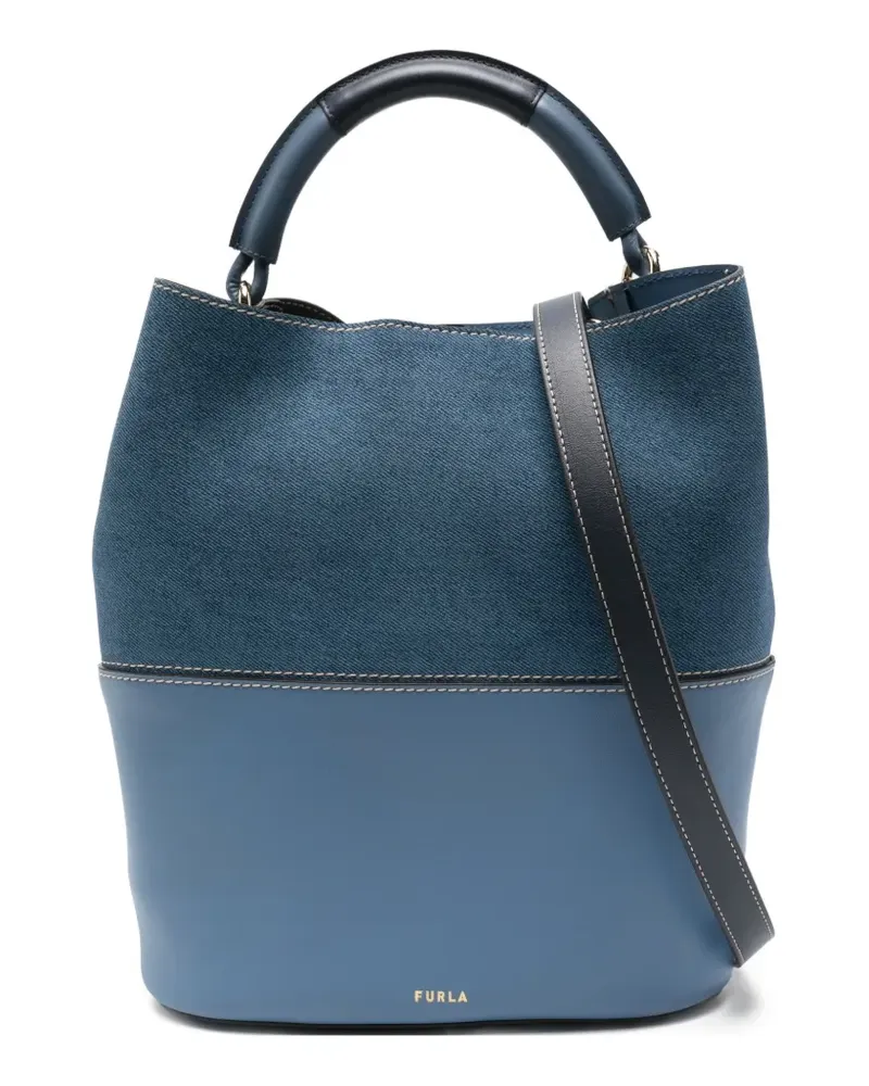 Furla Tote Bag mit Einsätzen - Blau Blau