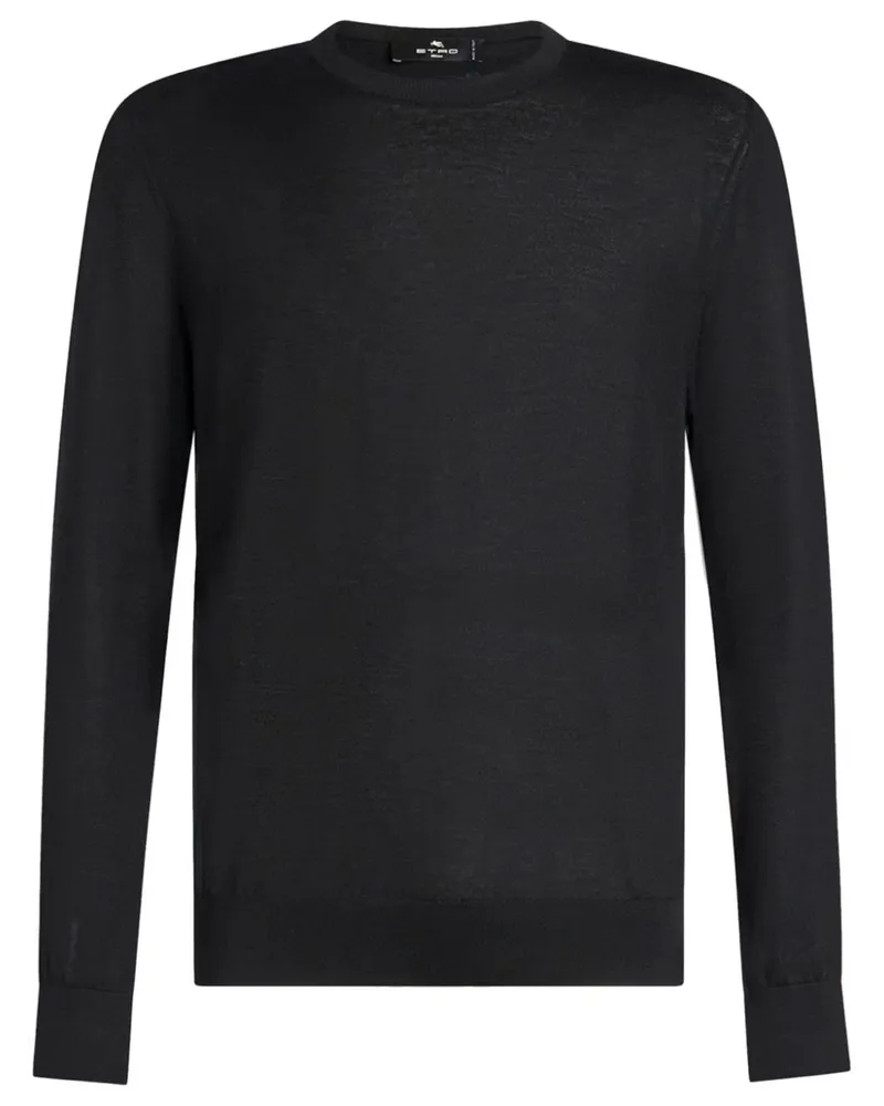 Etro Pullover mit Logo-Stickerei - Schwarz Schwarz