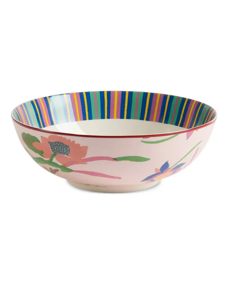 Lisa Corti Japanese Salatschüssel mit Blumen-Print - Rosa Rosa