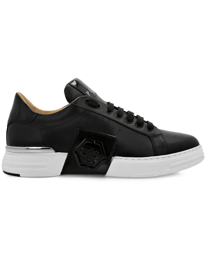 Philipp Plein Sneakers mit Logo-Applikation - Schwarz Schwarz