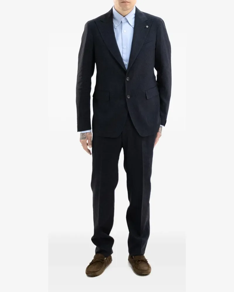 Tagliatore single-breasted blazer suit set - Blau Blau