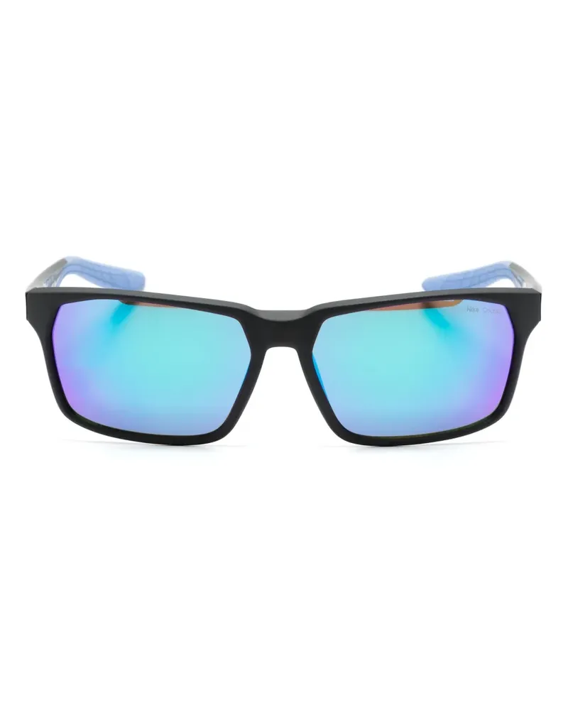 Nike Maverick RGE Sonnenbrille mit eckigem Gestell - Schwarz Schwarz