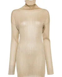 Fabiana Filippi Semi-transparenter Pullover mit Lurex Gold